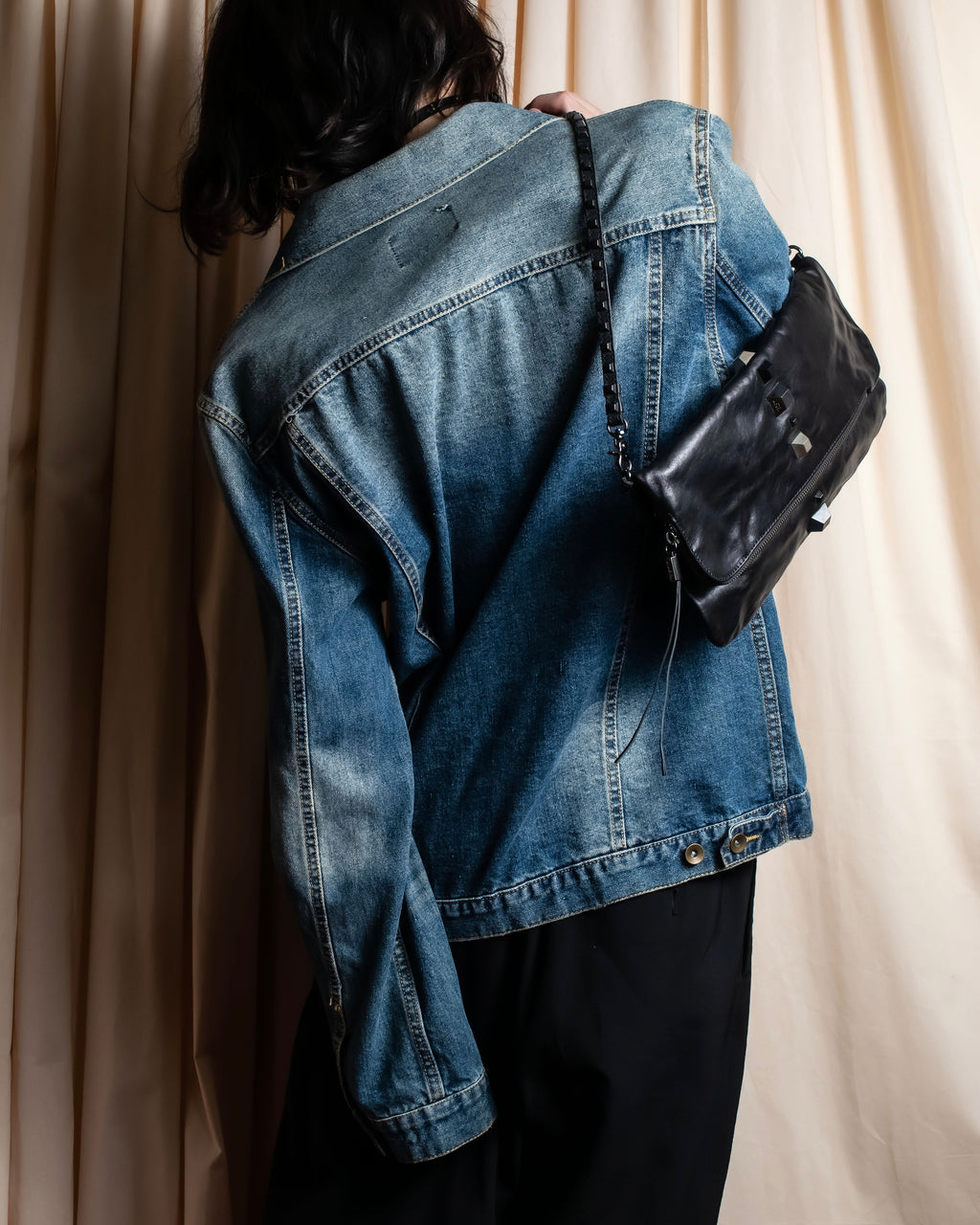 "NUMBER (N)INE" Vintage washed denim jacket