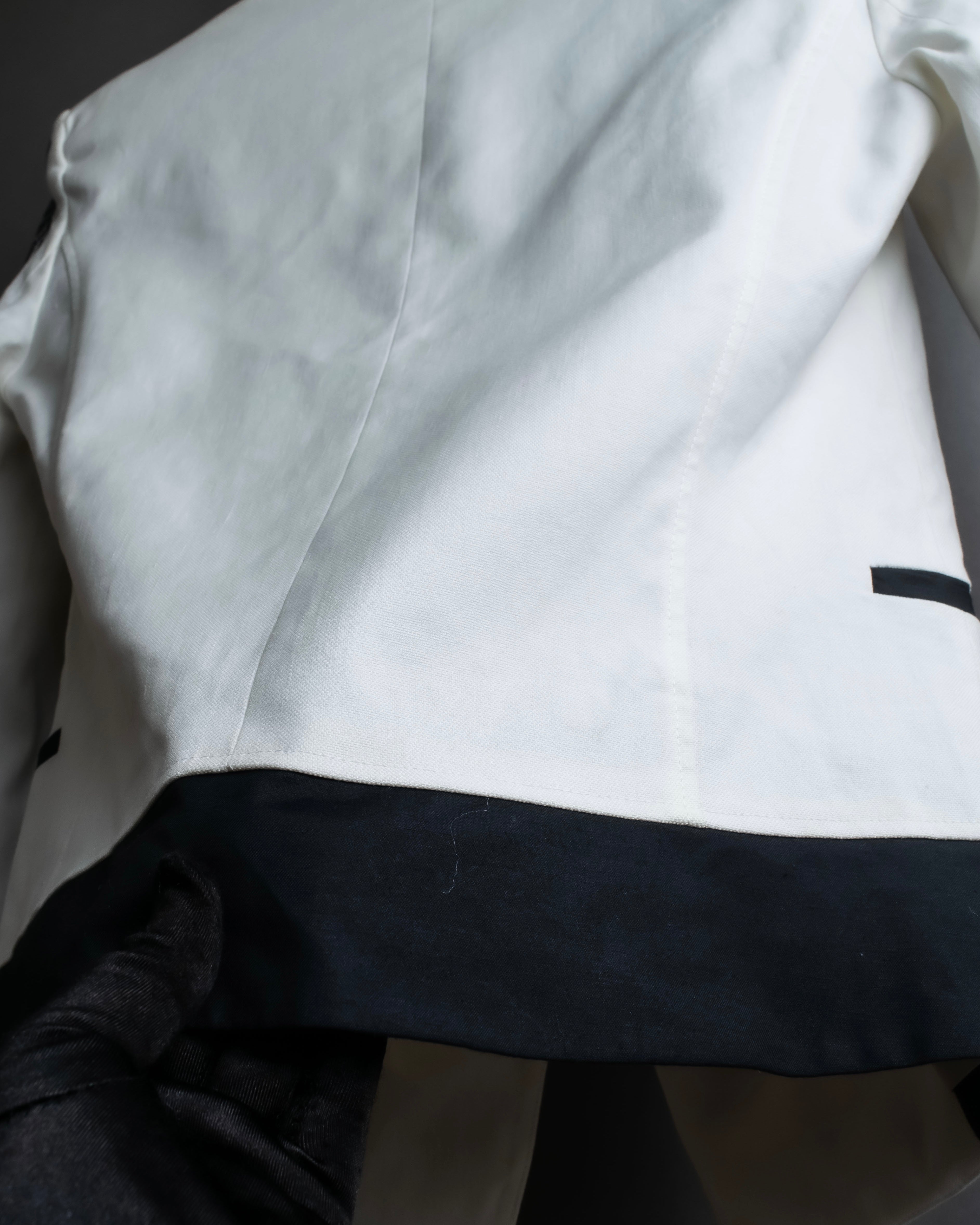 "HELMUT LANG" Seahorse motif design short jacket