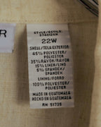 -MOOD Vintage Collections- 90’s-00’s Single button linen blend jacket