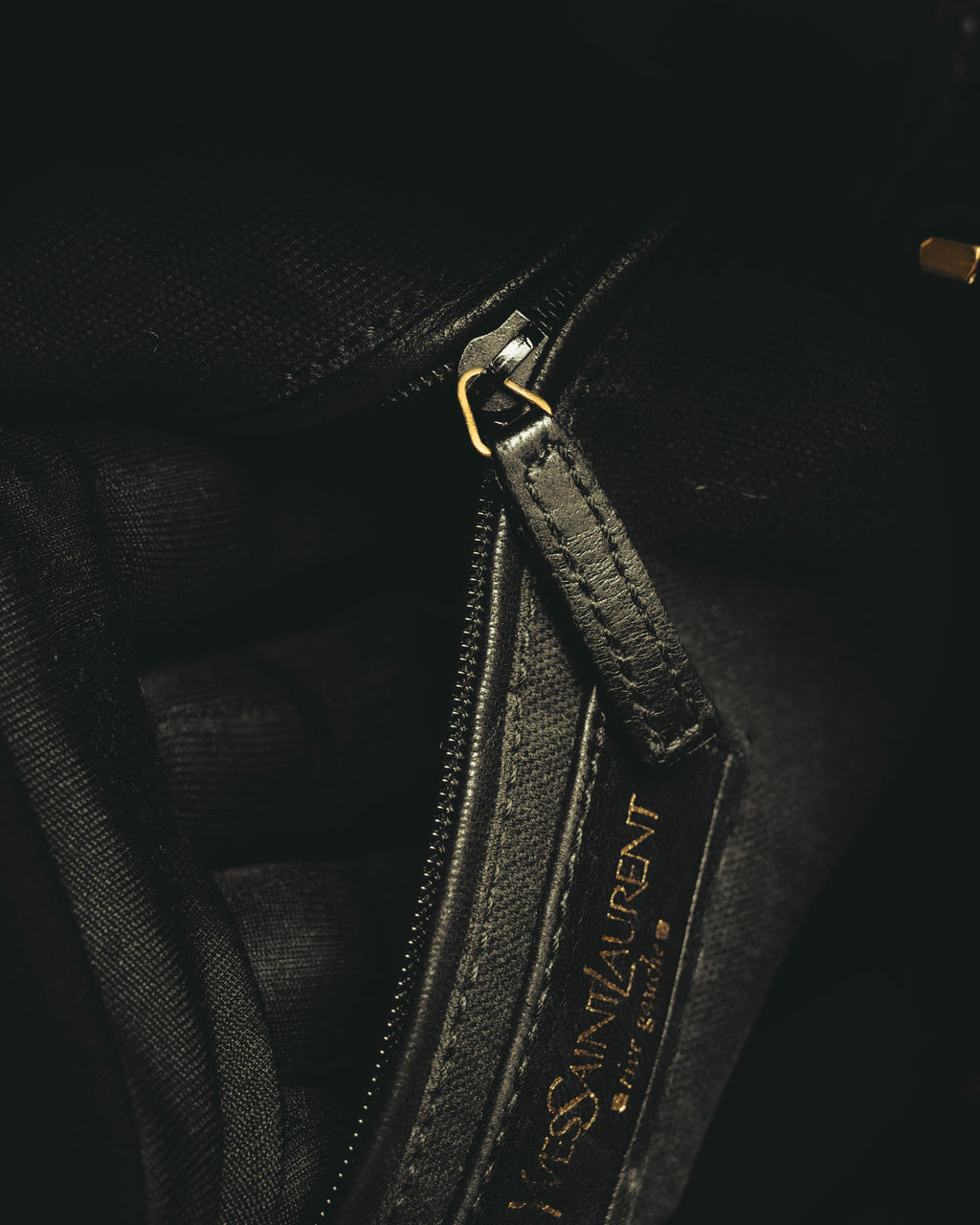 "Yves Saint Laurent" 00's-10's Slouchy leather downtown tote bag