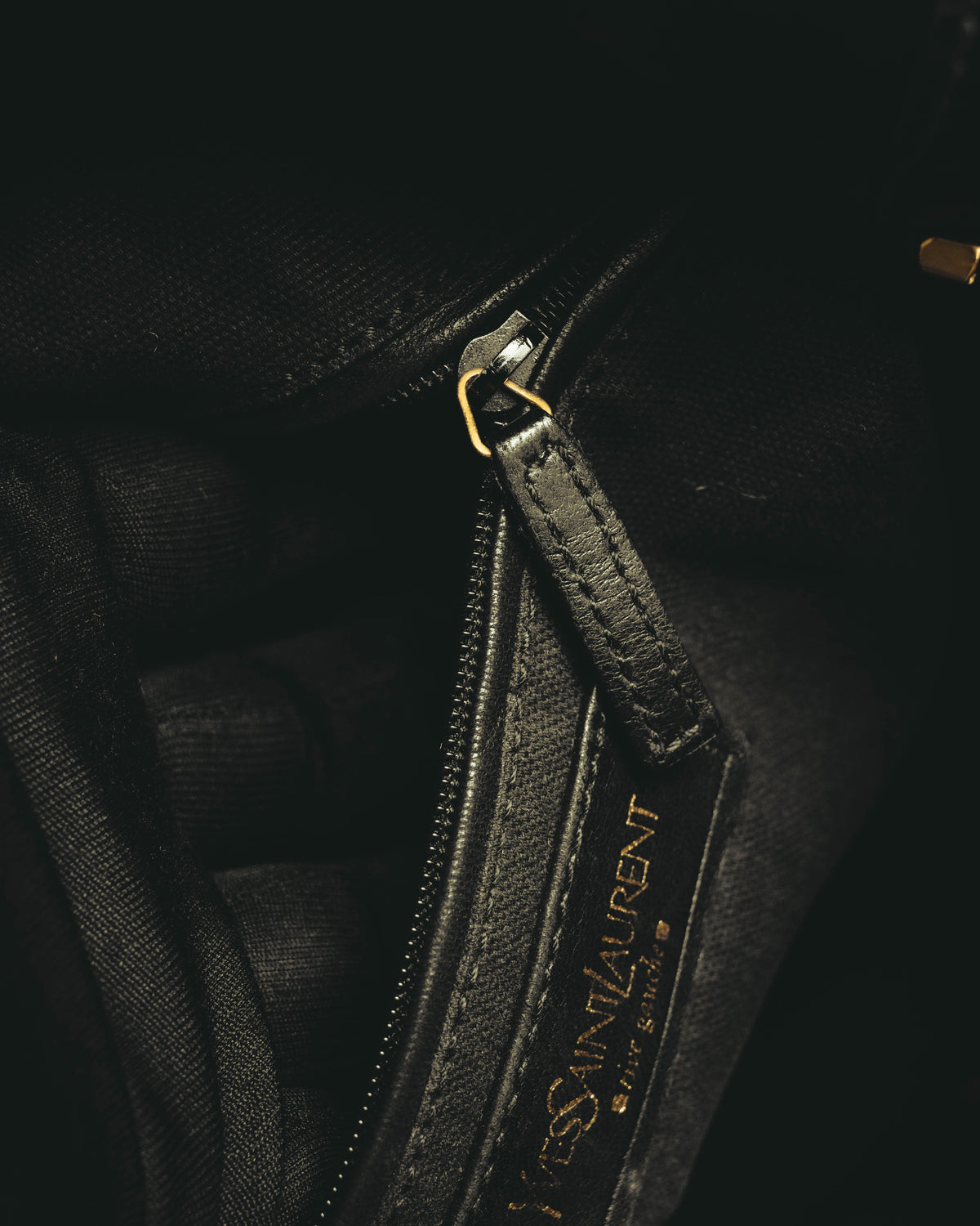 "Yves Saint Laurent" 00's-10's Slouchy leather downtown tote bag