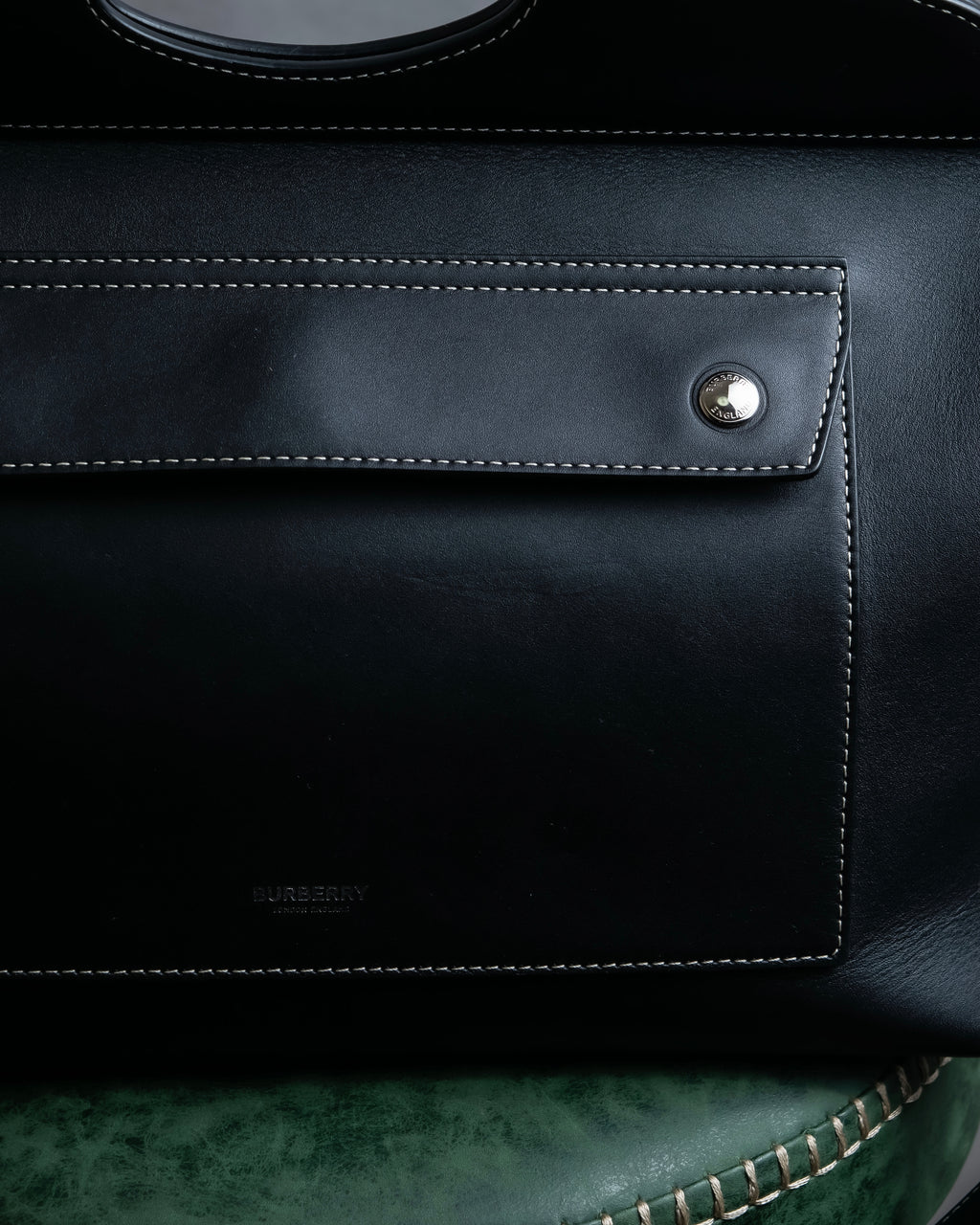 "BURBERRY" Suede switching design 2way shoulder bag