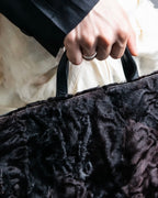 "LOEWE" Real fur and nappa leather tote bag