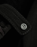 "Max Mara" Stitch design draping chester coat