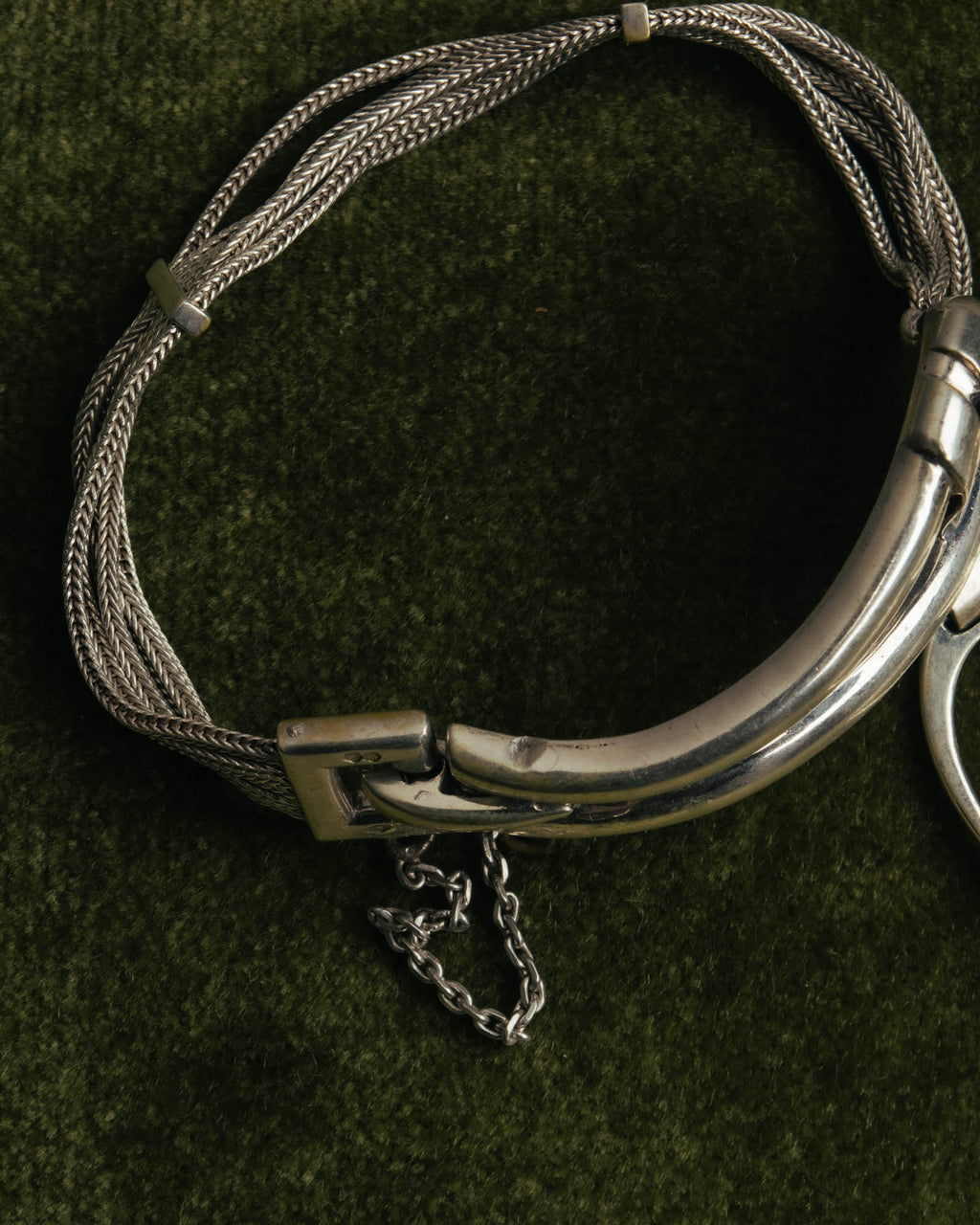 -SPECIAL- “HERMÈS” 70’s-90’s Étrier multi chain bracelet