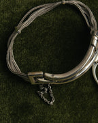 -SPECIAL- “HERMÈS” 70’s-90’s Étrier multi chain bracelet