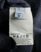 "Maison Martin Margiela" 2008SS two-tone V-neck knit