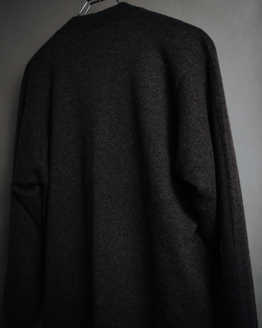 –SPECIAL– "HERMES" 90’s-00’s Double-faced reversible linen cotton cardigan