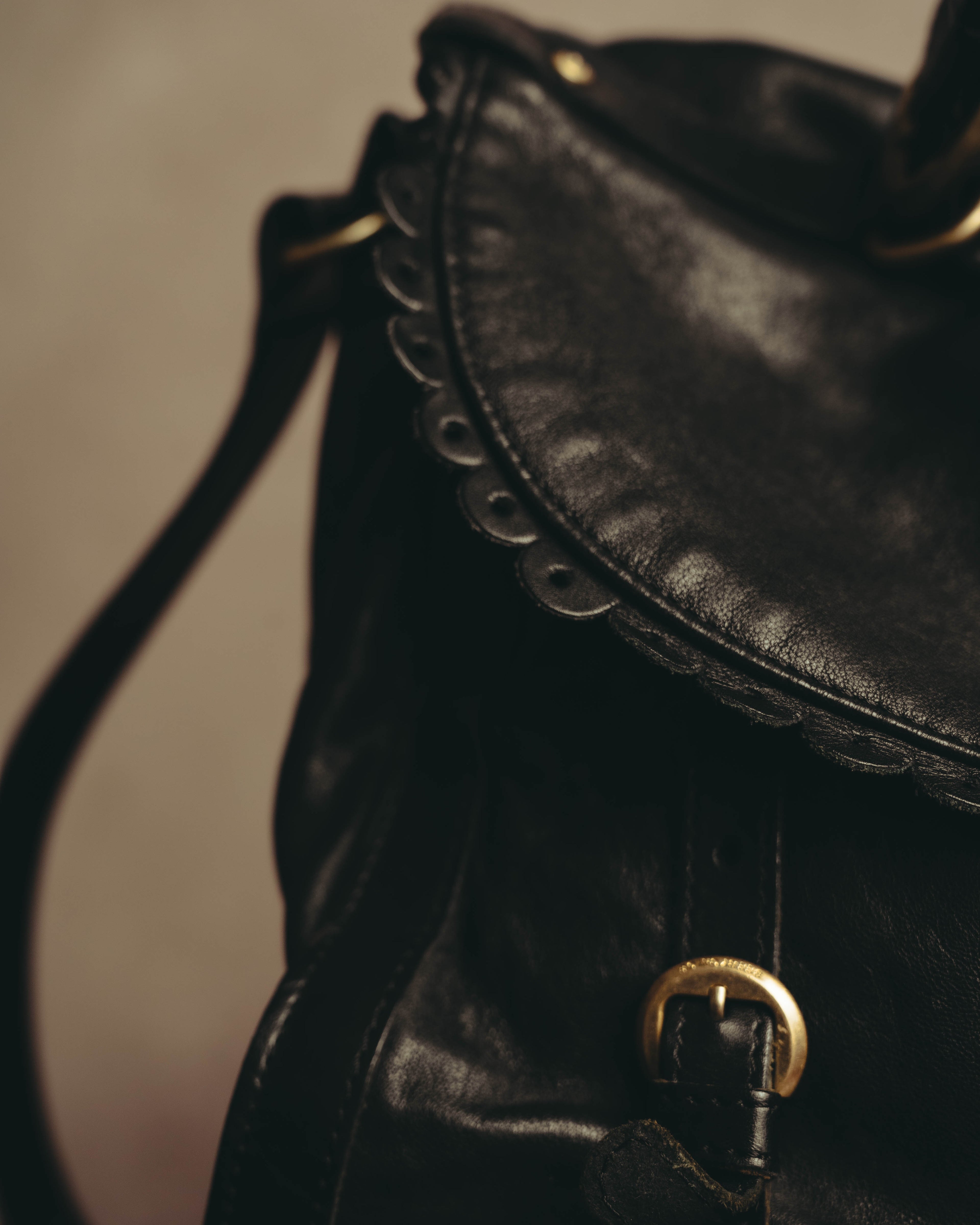 "SEE BY CHLOÉ" 00's-10's Soft black leather shoulder bag