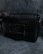 "DRIES VAN NOTTEN" Crocodile leather shoulder bag