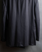 Vintage shoulder construction peak lapel tailored jacket