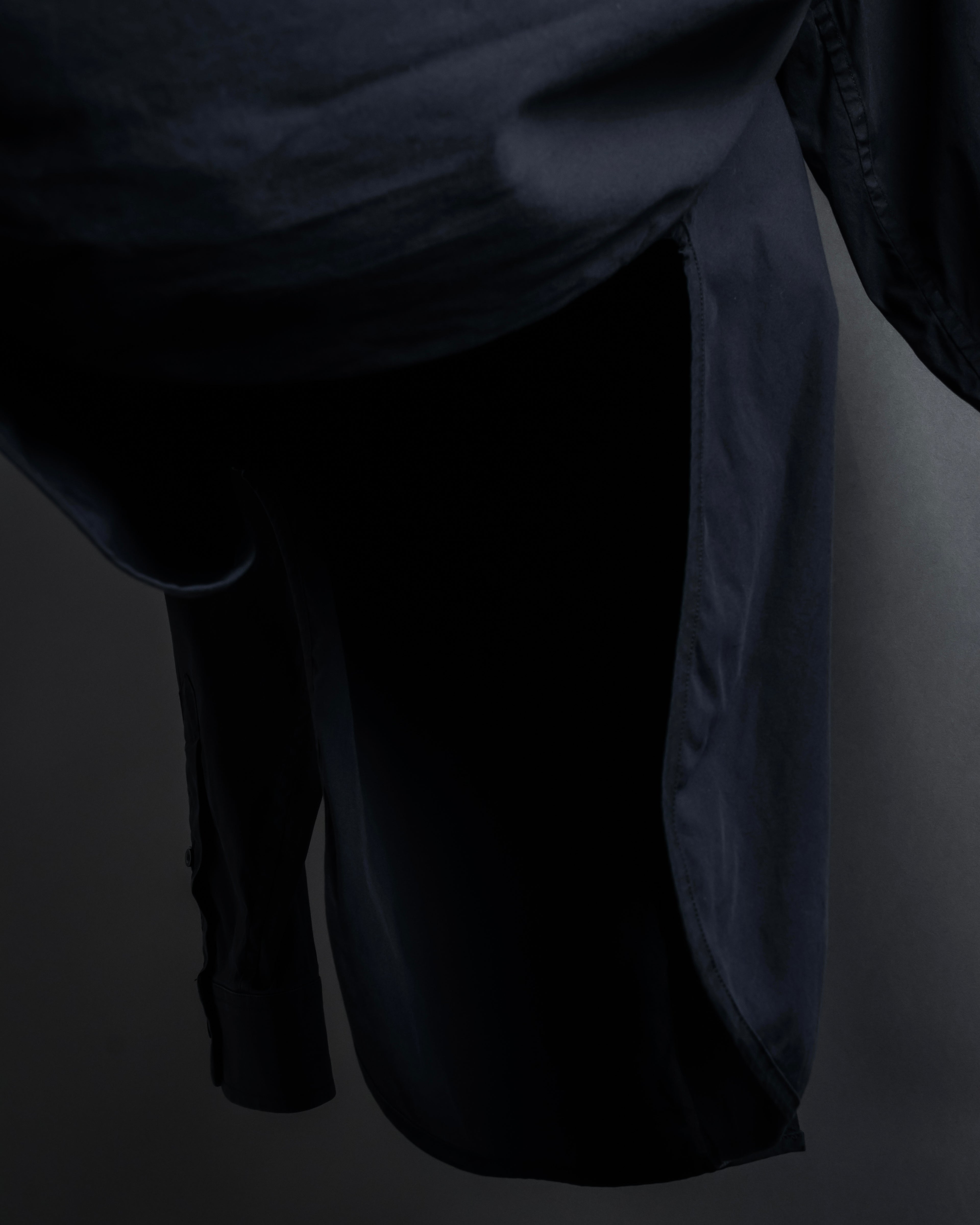 “BALENCIAGA” Button-down collar relaxed shirt