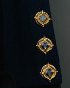 "MARIE GRAY" 80's-90's Elegant textured knit coat