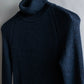 "GUCCI" Ribbed turtleneck fleece wool knit