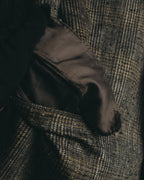 "Ermenegildo Zegna" 80's-90's Textured silk single-breasted blazer