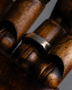 "Tiffany&Co" Double loving heart design silver ring