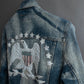 "Ralph Lauren" Eagle & star embroidered design denim jacket