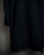 "COMME des GARCONS" 90's Front panel docking design chester coat