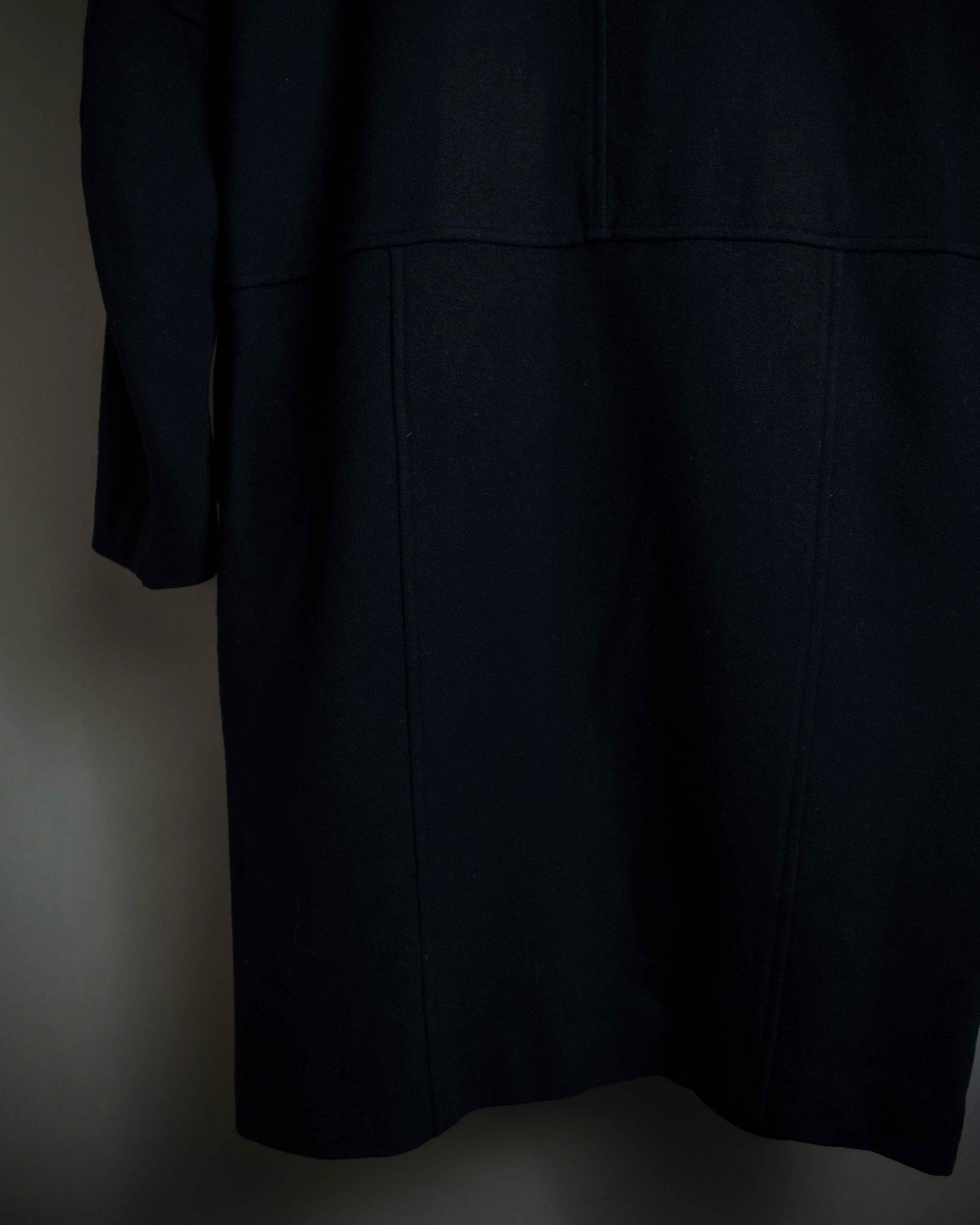 "COMME des GARCONS" 90's Front panel docking design chester coat