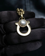 "Salvatore Ferragamo" Gancini design necklace