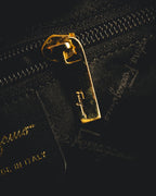 “Salvatore Ferragamo” 90’s-00’s Gancini-detail textured canvas shoulder bag