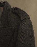 “GUCCI” Late 90’s-early 00’s military double breasted wool coat