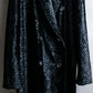 "EMPORIO ARMANI"  Dimensional wave pattern velour like chester coat