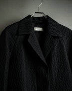 "DRIES VAN NOTTEN" Relief  jaguard uneven design chester coat