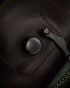 "Salvatore Ferragamo" Swivel crisp closure design leather one-handle bag