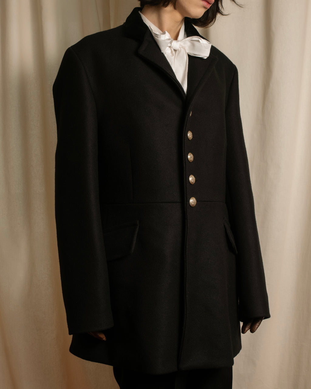 -SPECIAL- "GUCCI" 13'year-14'year Horse riding outfit motif velvet collar jacket