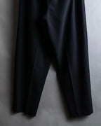 "LOEWE" Deep pleat tapered draped slacks