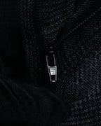 “CELINE” Post-2018 Glen check wool tailored trousers