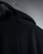 “KEITA MARUYAMA” Floral appliqué one-button chelsea coat