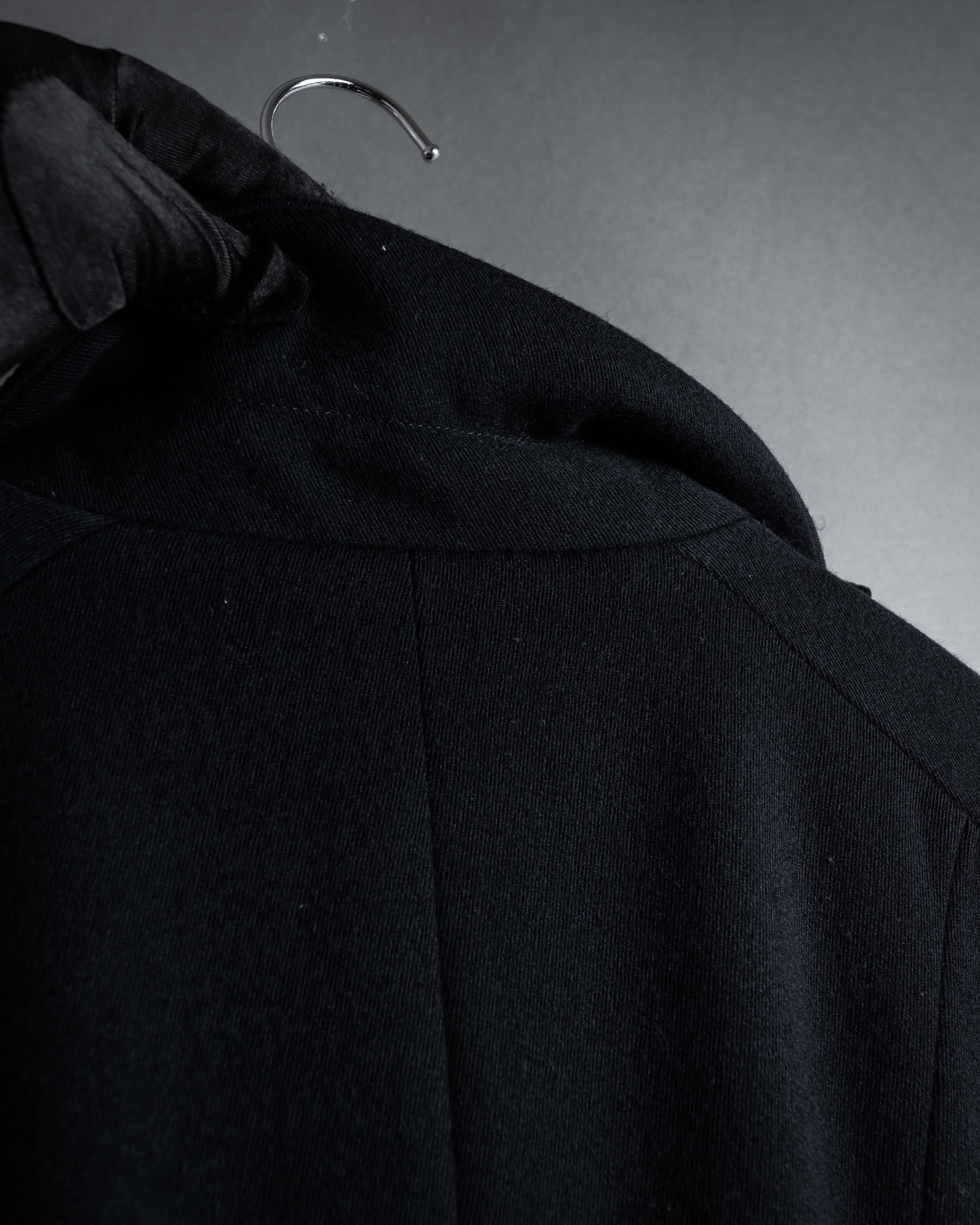 “KEITA MARUYAMA” Floral appliqué one-button chelsea coat