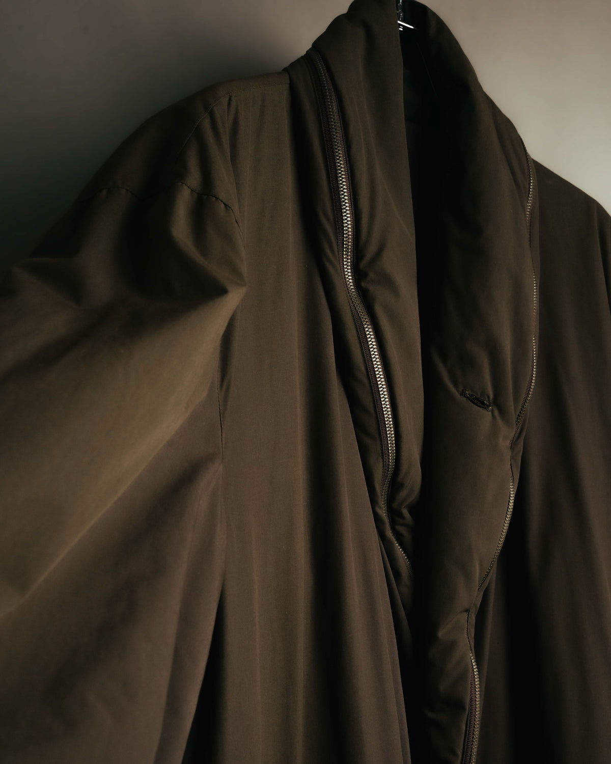 -SPECIAL- "ISSEY MIYAKE MEN" 80's Sculptural padded parachute long coat