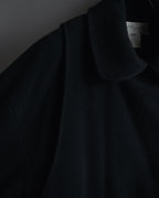 "Karl Lagerfeld" 80's-90's Round collar curvaceous coat