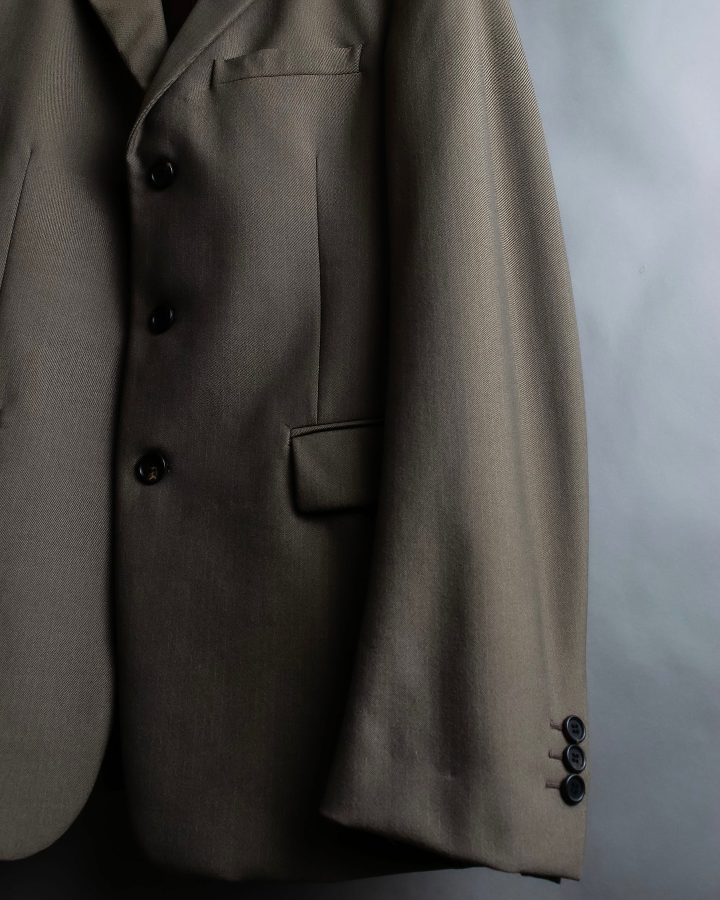 "PRADA" 3 button oversized tailored jacket