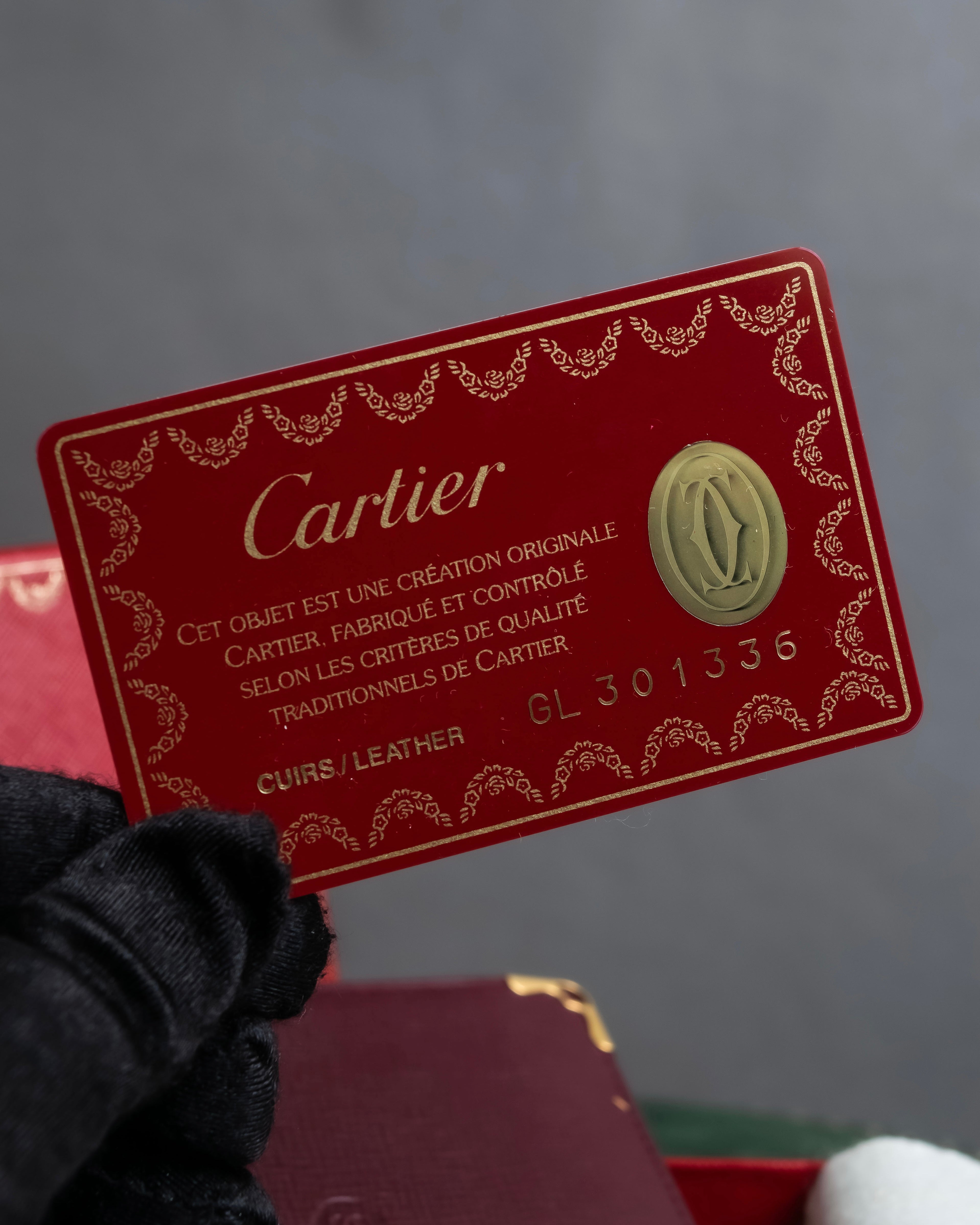 "Cartier" Les Must de Cartier bi-fold leather wallet