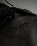 "ARMANI COLLEZIONI" Sharp peak lapel 100% cashmere tailored jacket