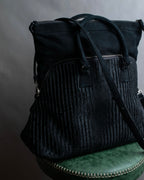 "MAISON MARGIELA" 5AC Harako leather corduroy combination 2way bag