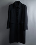 "GIANFRANCO FERRE" Multiple button sequences shaped long coat