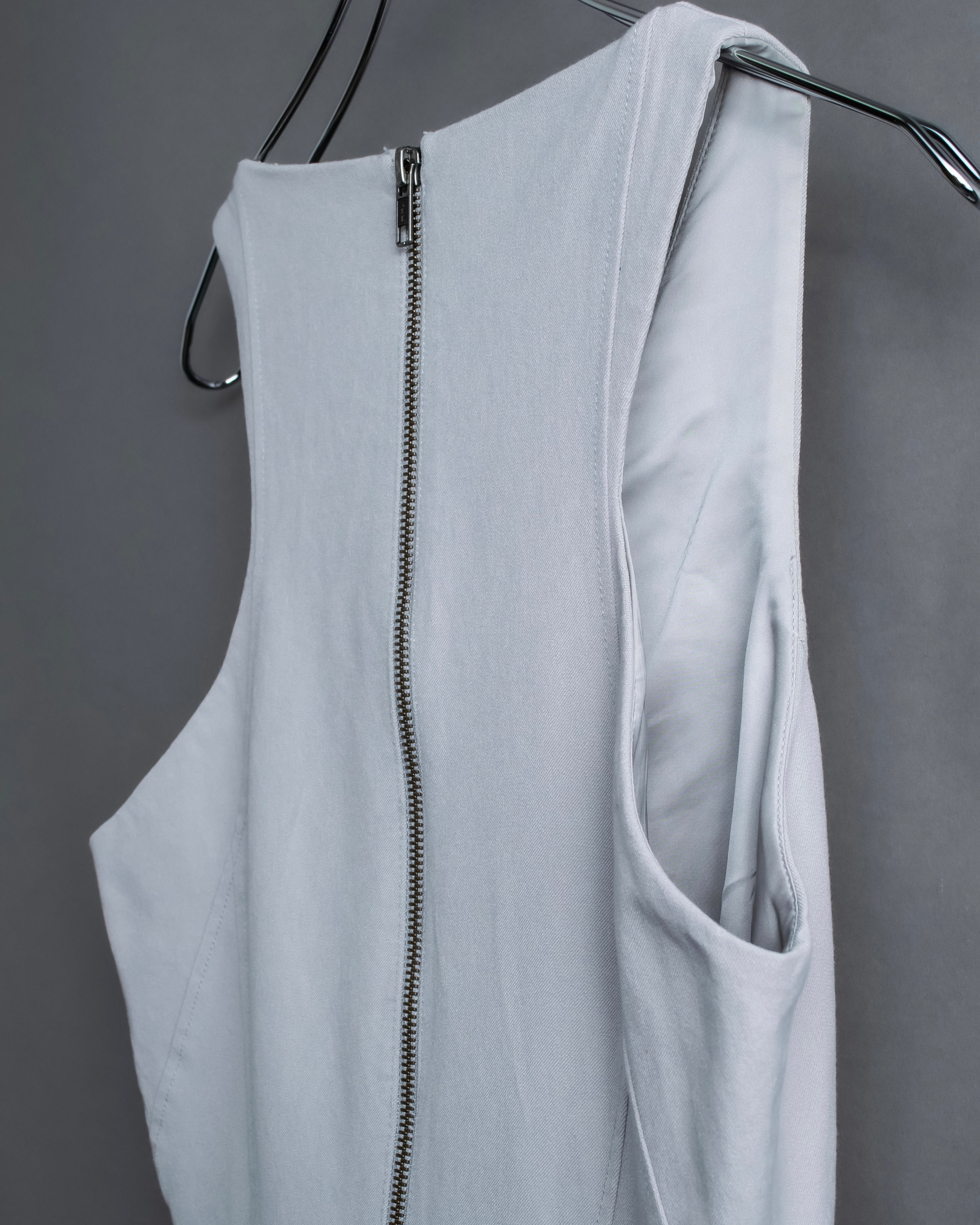 “Helmut Lang” Asymmetry designed v neck one piece