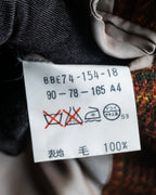 "Burberrys" Warm-colored checked twill tailored jacket