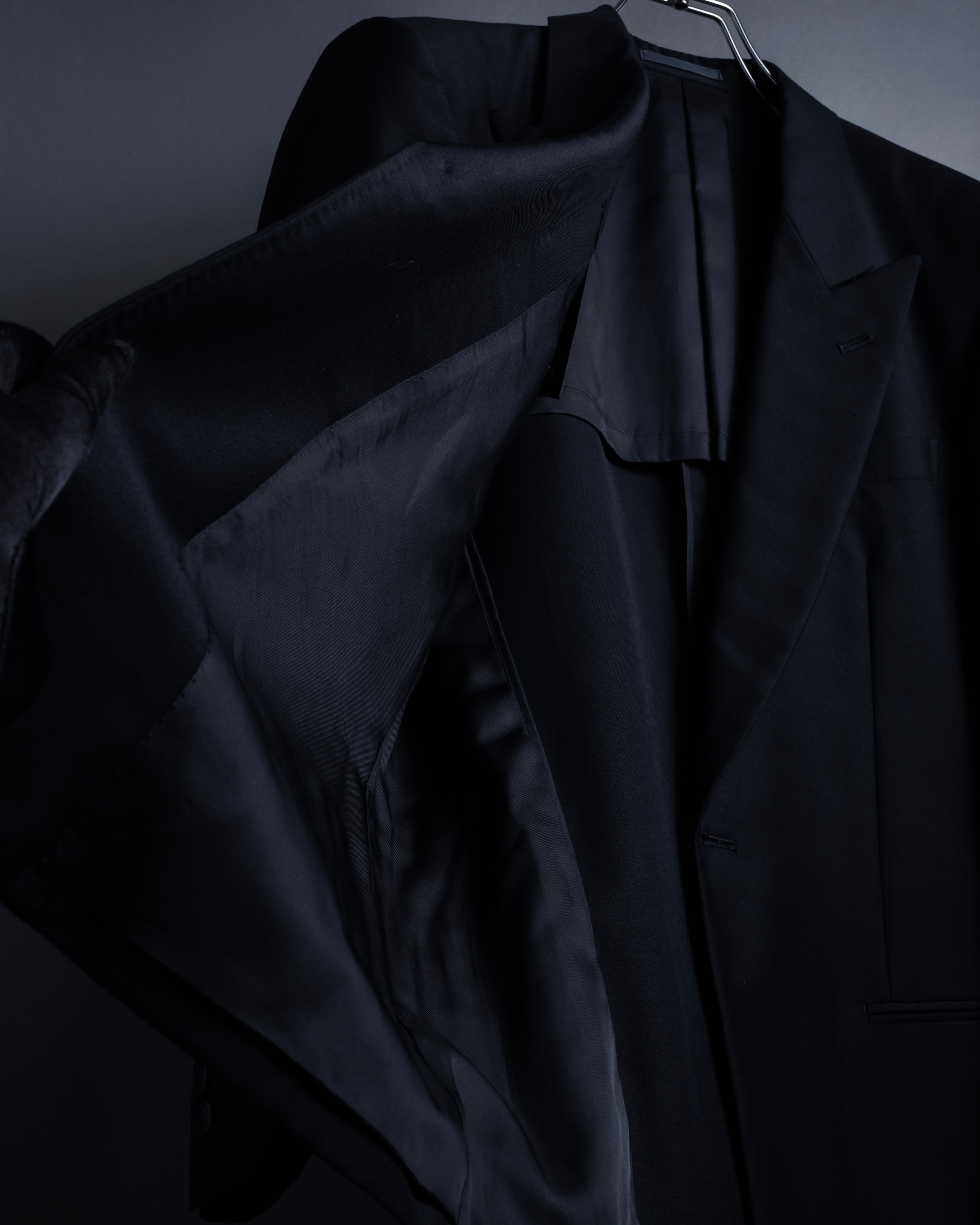 "YVES SAINT LAURENT" Strongly tailored shaped wool set up