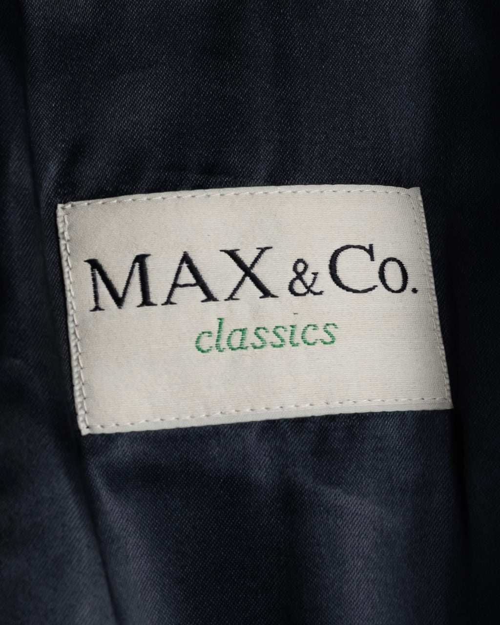 "MAX&Co." Straight fitting super maxi-length chester coat