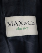 "MAX&Co." Straight fitting super maxi-length chester coat