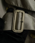 "BURBERRYS" Classic military detail maxi length trench coat