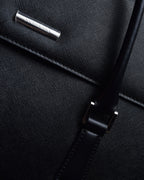 "BURBERRY" Saffiano leather mini boston bag