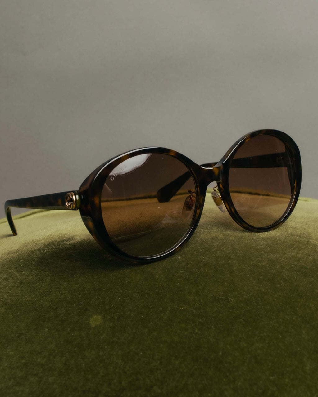 "GUCCI" 2010's Tortoiseshell oversized sunglasses