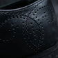 "LOUIS VUITTON" Belted hole design leather shoes